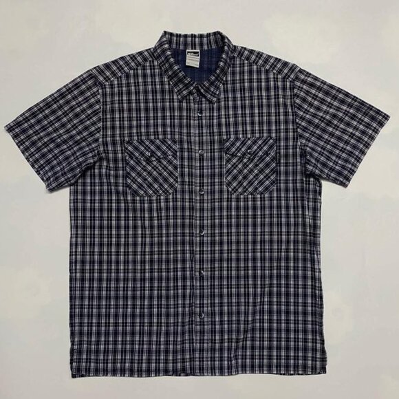 Other - Short Sleeve Plaid Button-Up Shirt